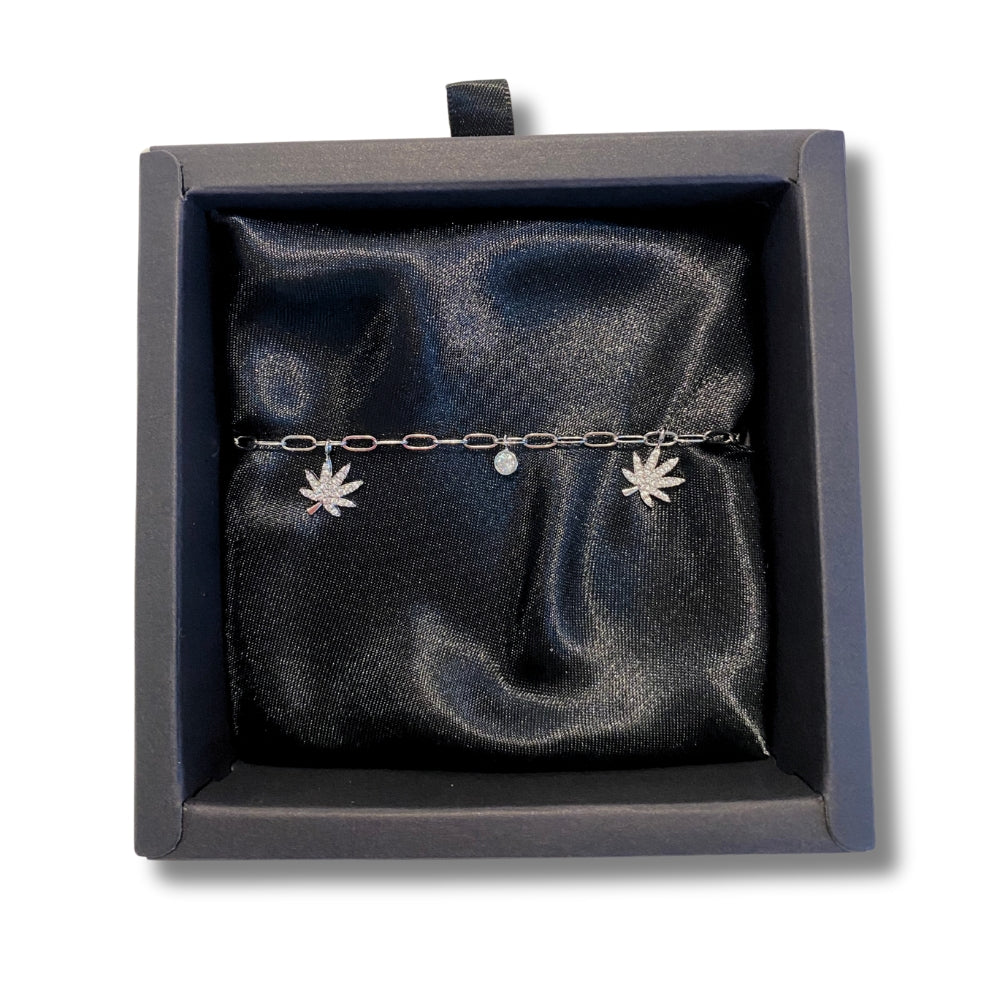 SILVER CHARMED BRACELET