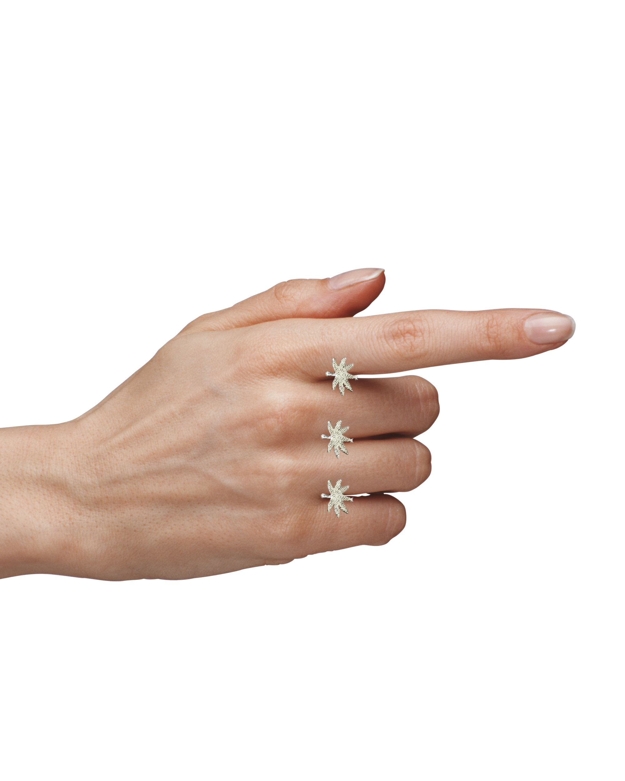 Triple Threat Ring Silver