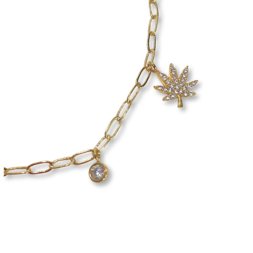 18K GOLD CHARMED BRACELET