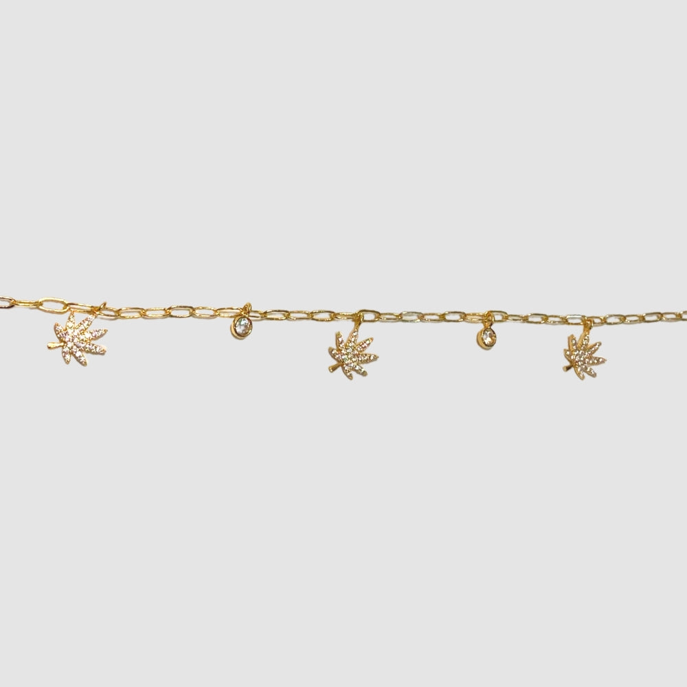 18K GOLD CHARMED BRACELET