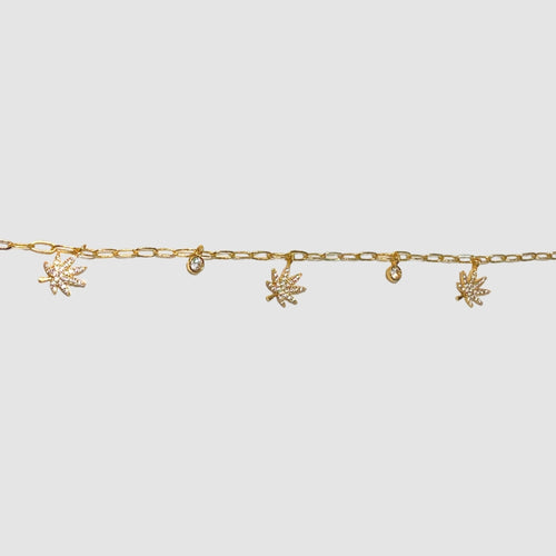 18K GOLD CHARMED BRACELET