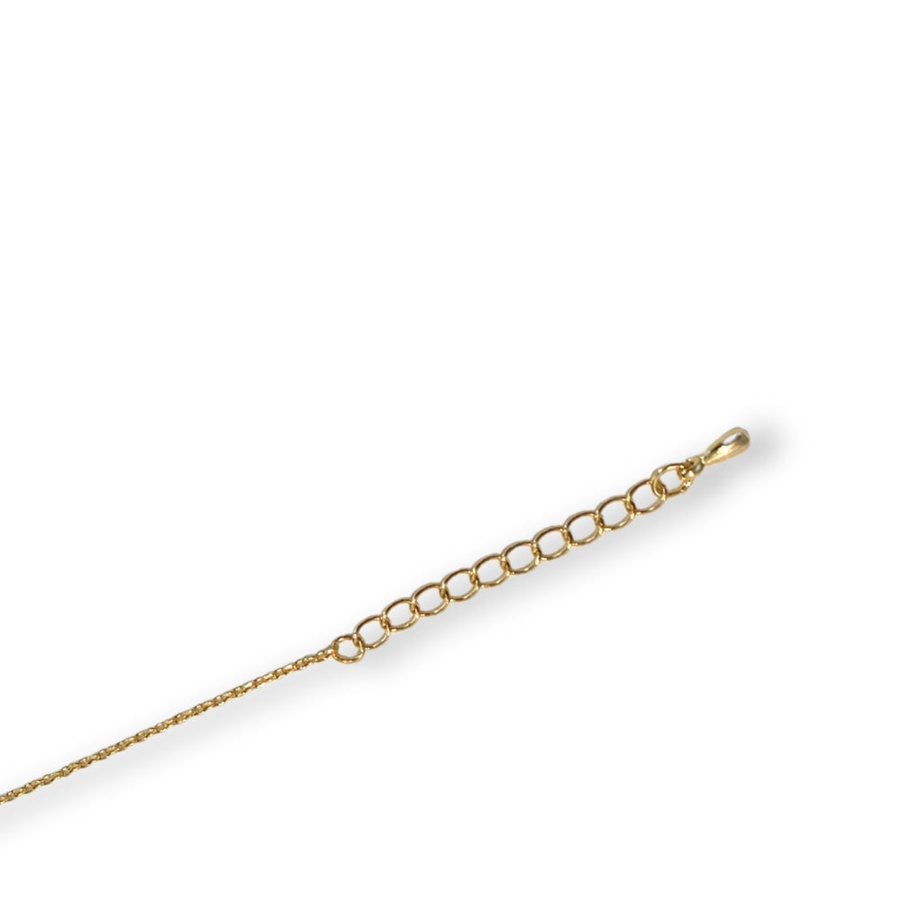 18K GOLD CANNABIS LEAF BRACELET