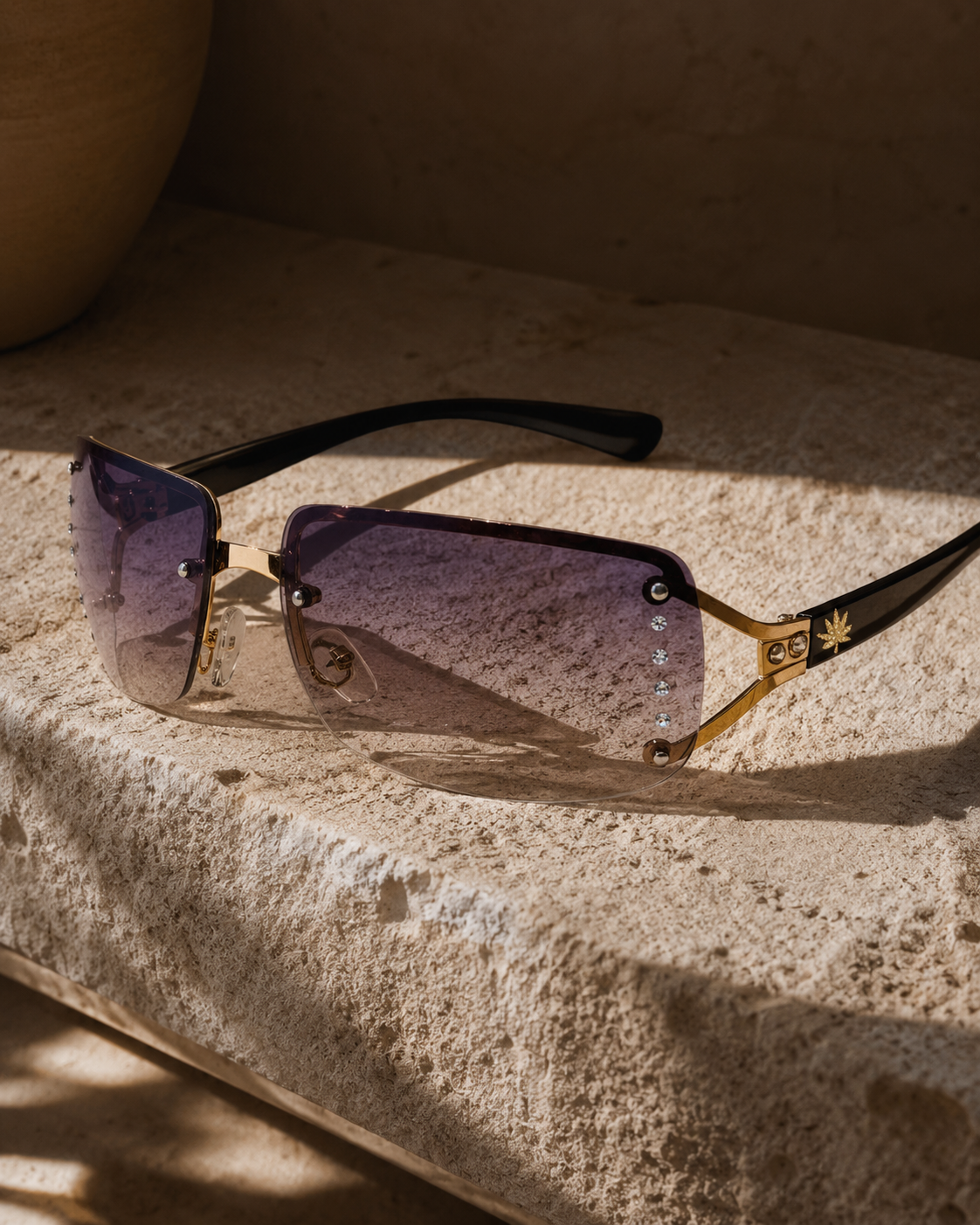 Purple Dazed in Crystals: Greenhouse Vision Glasses