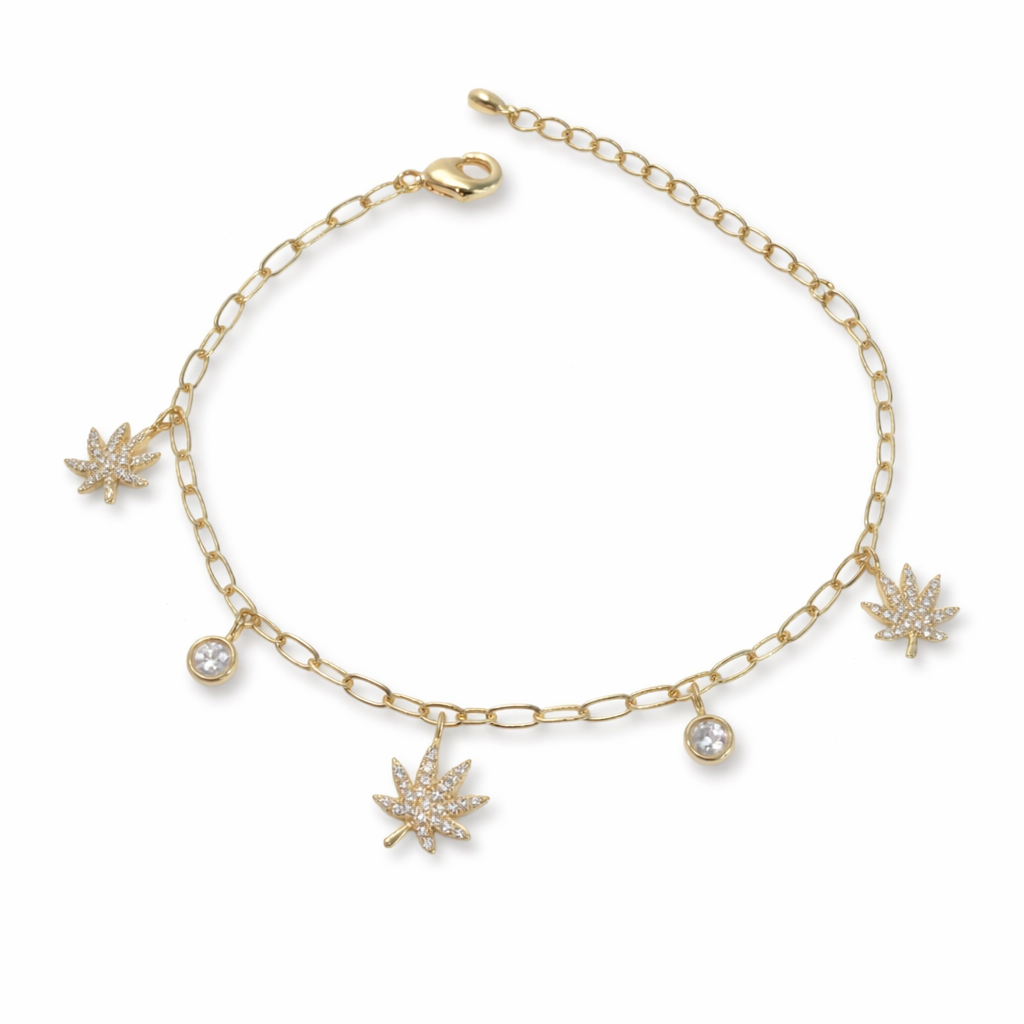 18K GOLD CHARMED BRACELET