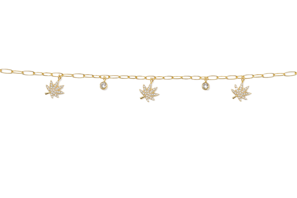 18K GOLD CHARMED BRACELET