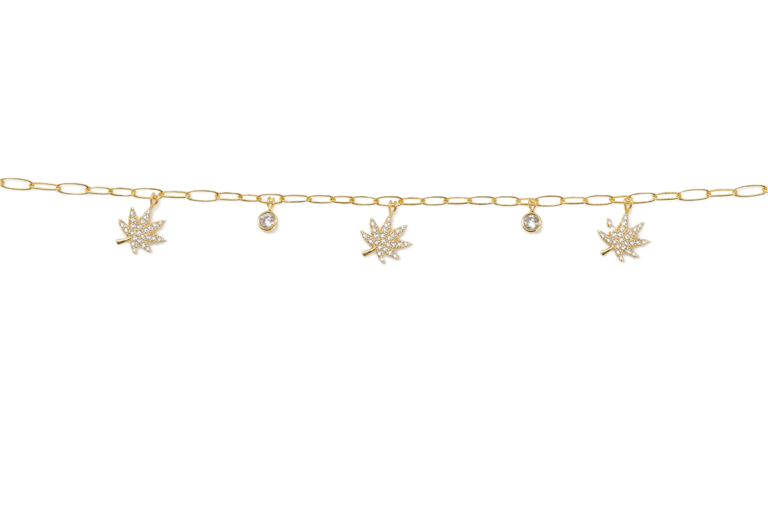 18K GOLD CHARMED BRACELET