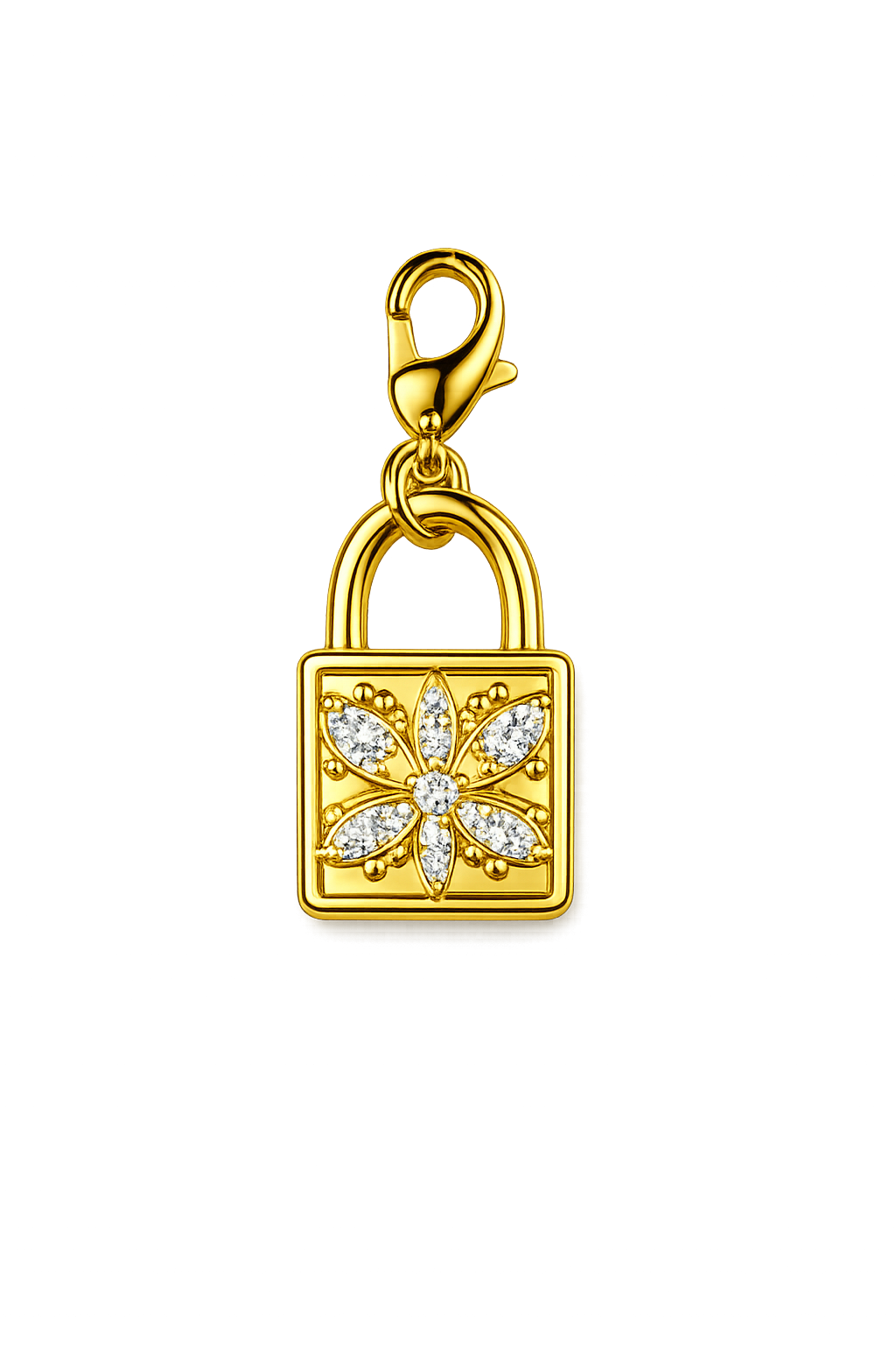 Locked In Leaf Charm