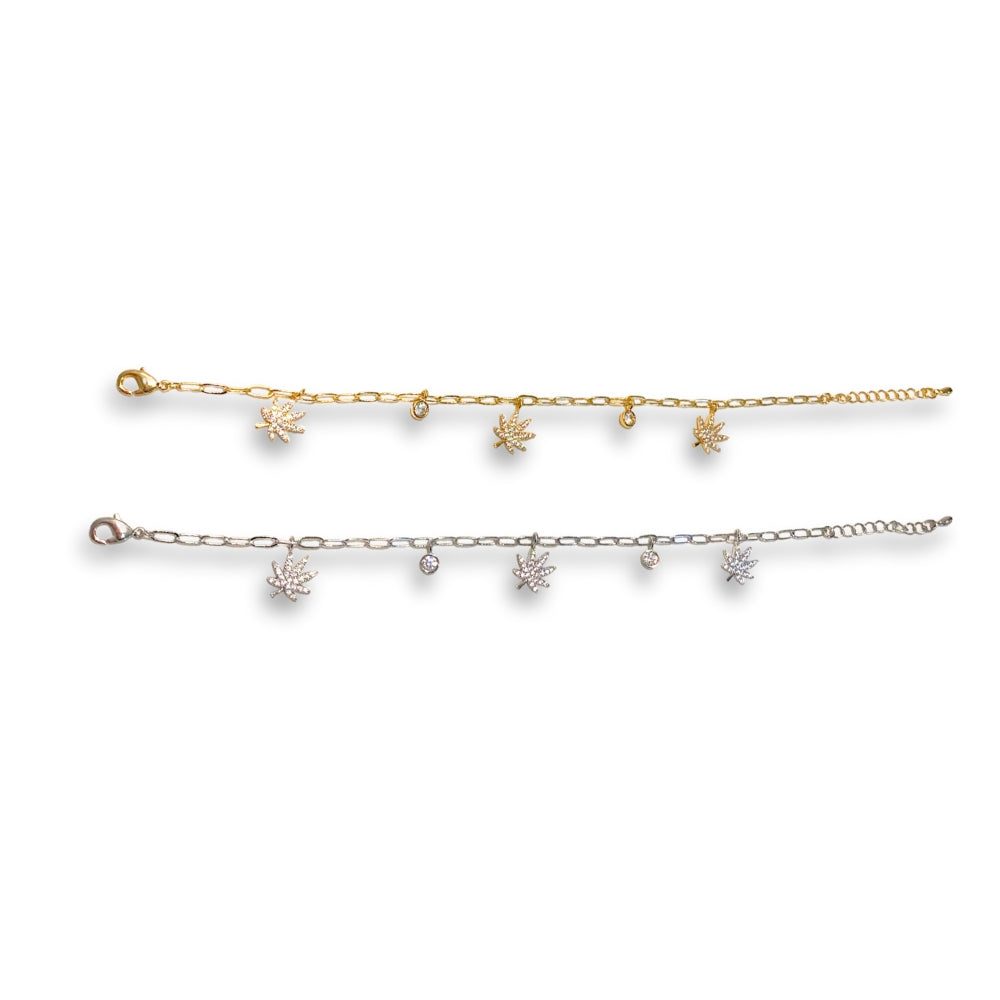 18K GOLD CHARMED BRACELET