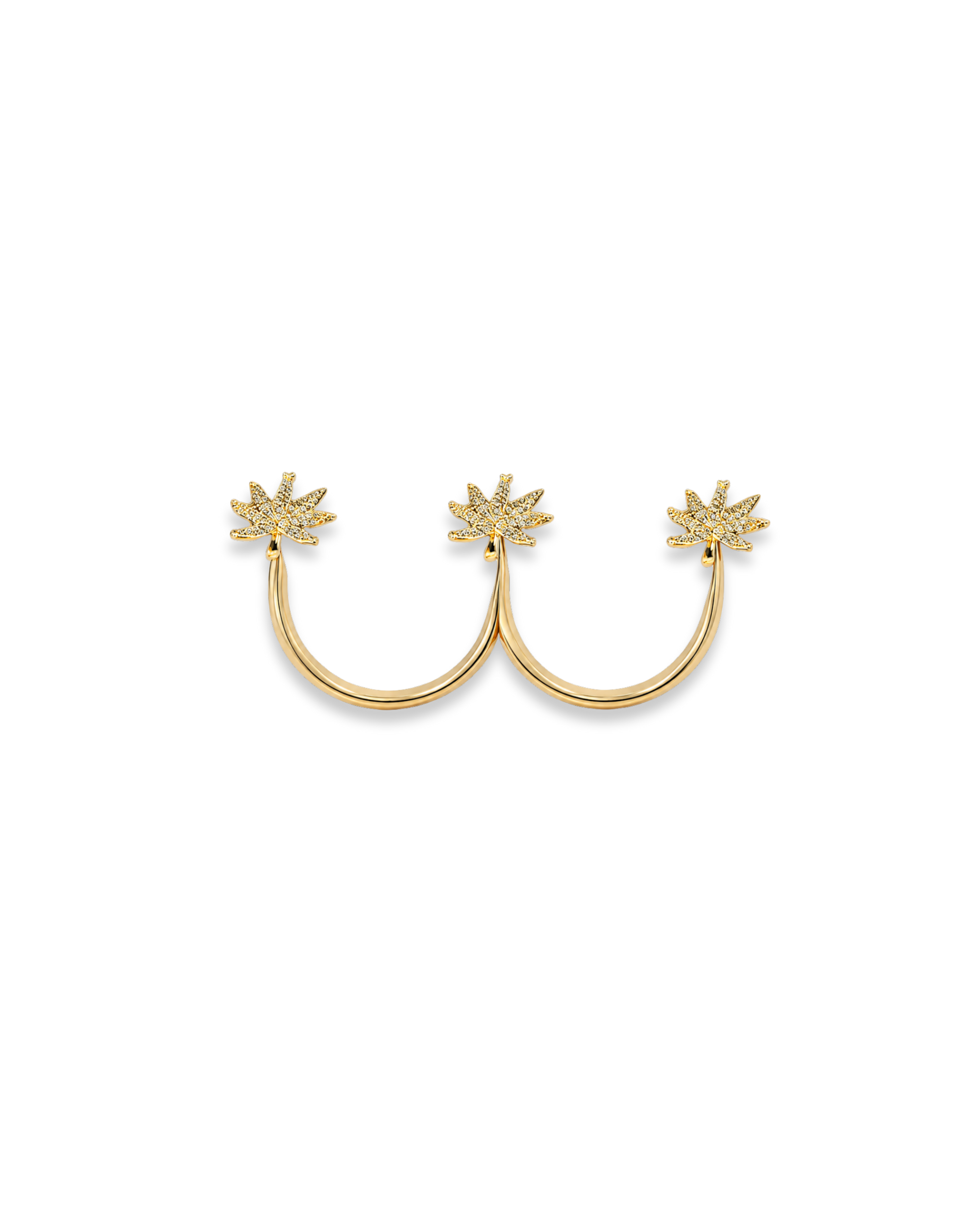 Triple Threat Ring Gold
