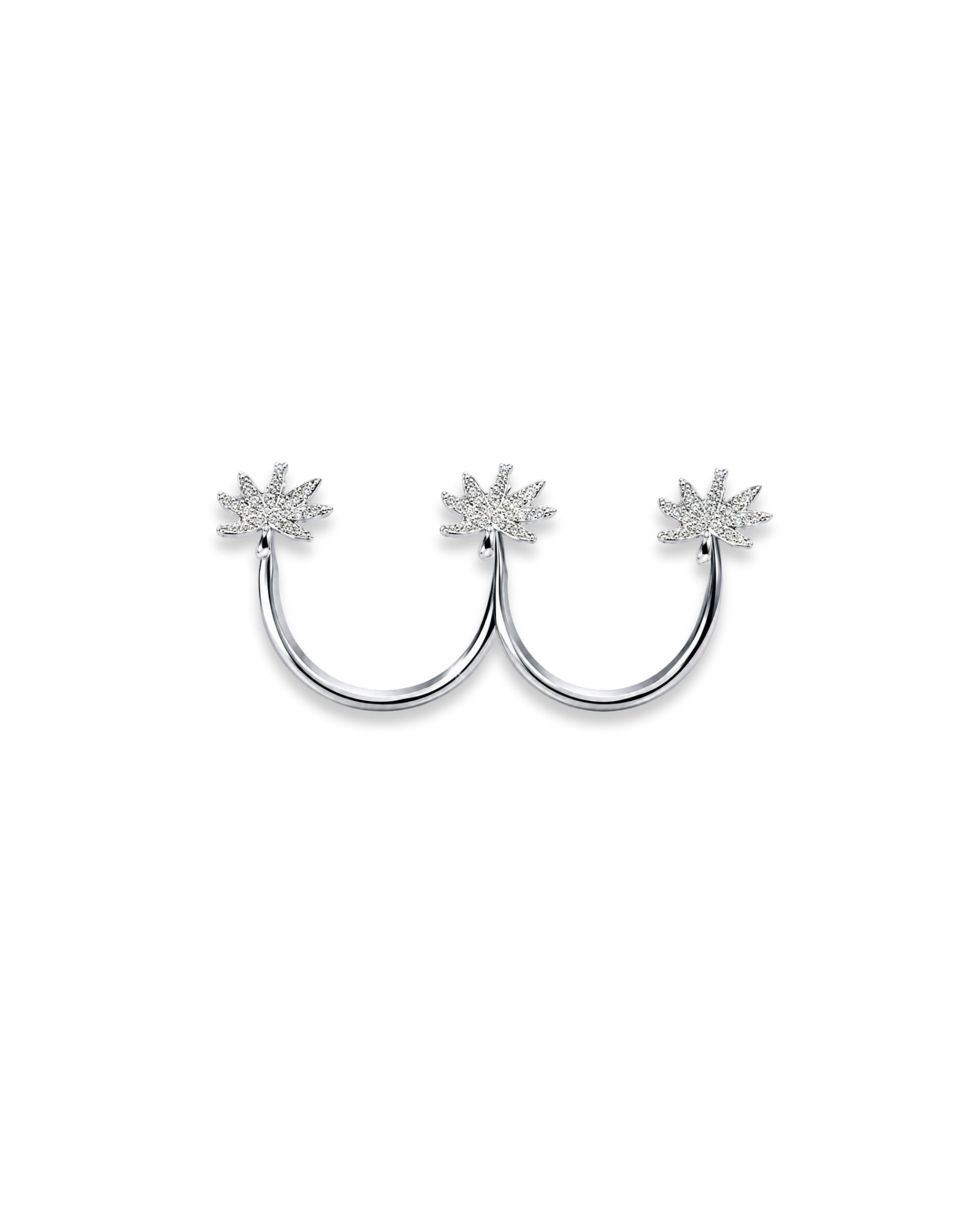 Triple Threat Ring Silver